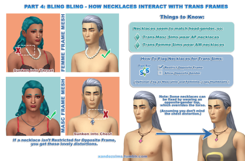 xandezsims:(Semi) Tutorial : Notes and Tips for Trans Sims Xan here! What started as me trying to fi