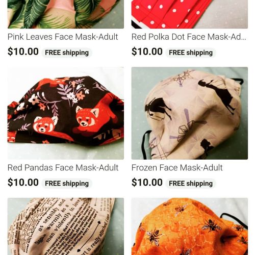 What?? More masks? Of course! TOTALLY NOT CURSED #etsysellersofinstagram #etsyshop #facemaskshttps:/