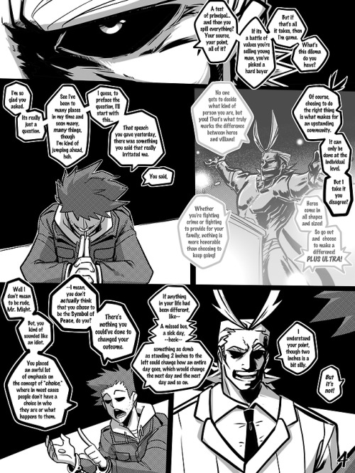 cc–sketches: Evil Deku AU Pages 1-10 [Part 2] I’m so sorry for this. I had no intention 