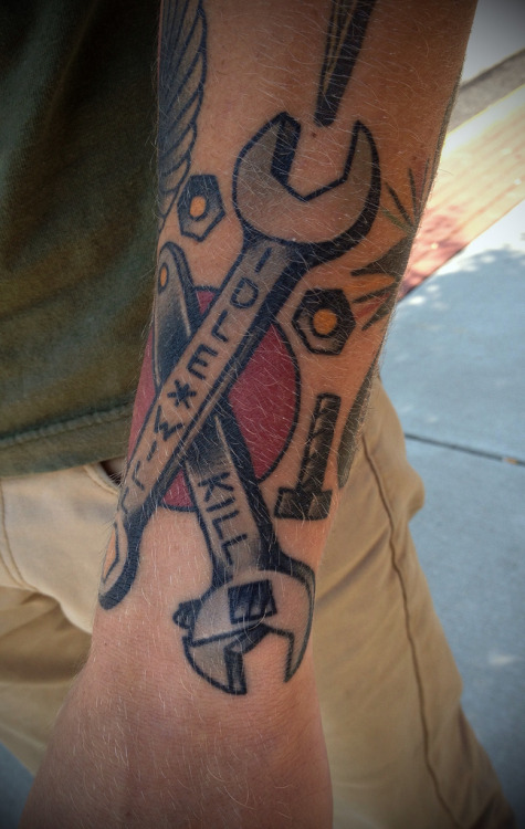 kingfantastic:  Healed and hairy wrenches on Justin. Alex Zampirri 