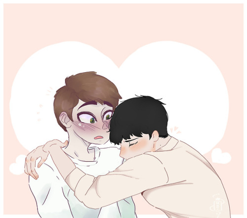musettearts: “Nam Dong-Gyun x Ahn Jiwon”A collab with @jumbled-avacado (Left) I love the