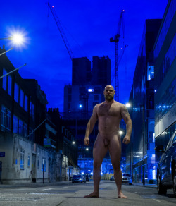 Nude men on the street