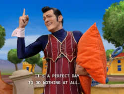 kawaii-beauty-queen:  This show!!!! I love lazy town!!! He is me…