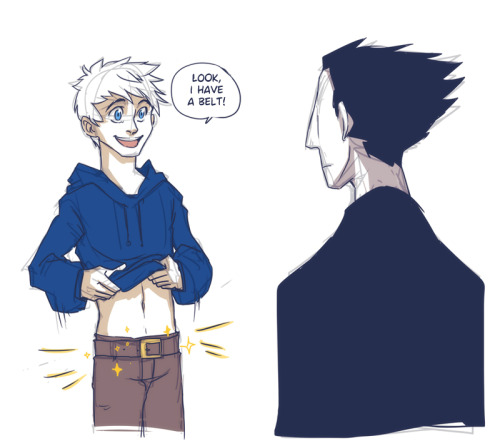 puoliverinenbanaani:Only because of the fact that Jack Frost really does wear a belt made me extreme