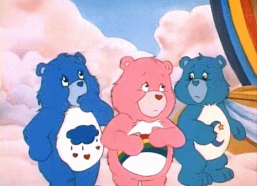 Care Bears cute moment of the day: Worried cheer (x)