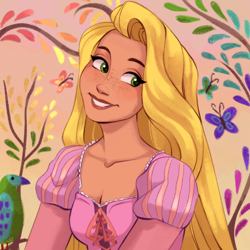 feorie:☀️ A little drawing of Rapunzel I made because I love her and the series way too much.