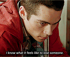   “No one should be alone on a day like this.”  Teen Wolf AU: Stiles comforts