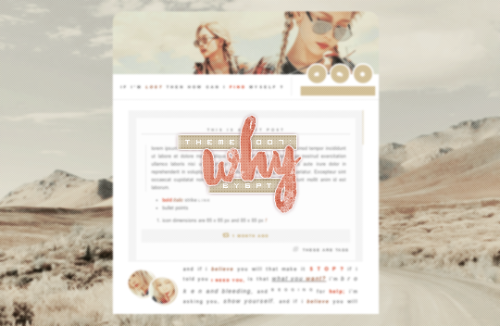 6rpt:THEME 007 ✱ ‘WHY’i’m finally getting around to getting out some themes i just have lying around