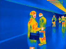 sixpenceee:  The funny things that thermal imaging captures! 