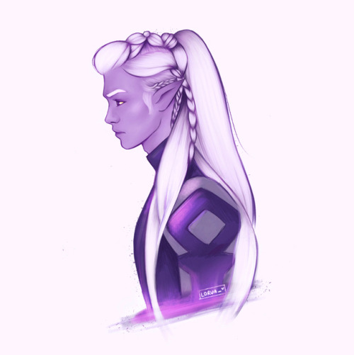 Drawing no.1 out of 2 of Lotor with braids! SWIPE for close up face detail ☺️ . . . . . . . . #vld #