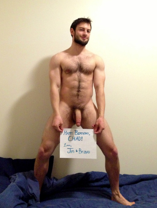edu-dudu:  bravodelta9:  Today was Chad Hunter’s birthday and my friend Jin wanted to give me to him as a gift. This was the next best thing.  gay pornstar Bravo Delta! ♥
