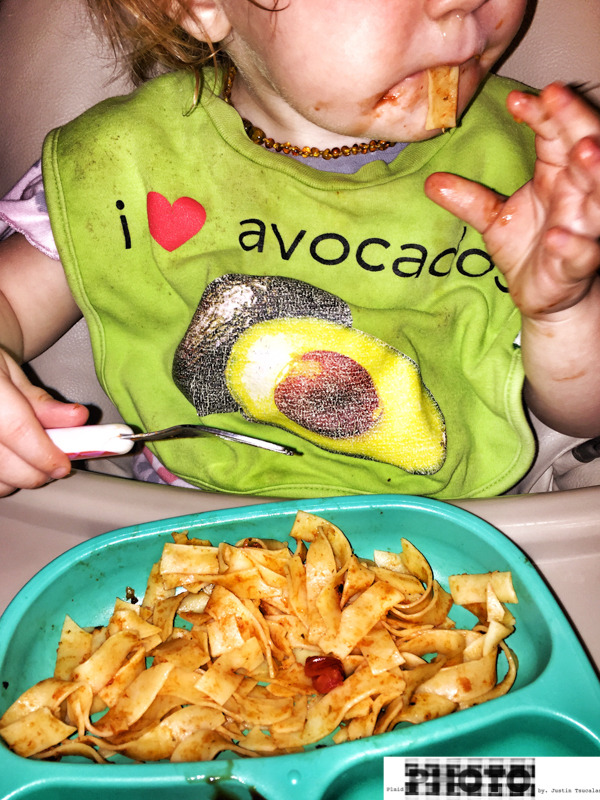 10/14/16 @ 7:01pm Dinner
Fettuccini with Red Sauce