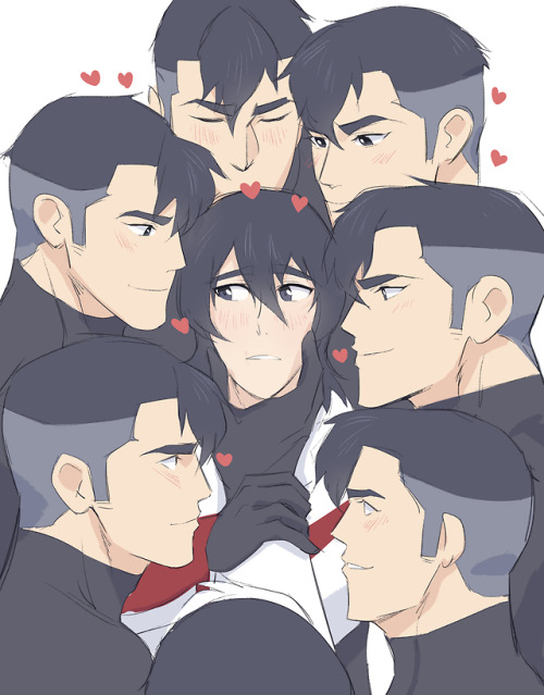 tricodekuarts:for @sheithmonth July 7 -  ClonesDon’t worry Kuron is holding Keith’s face gently, I w