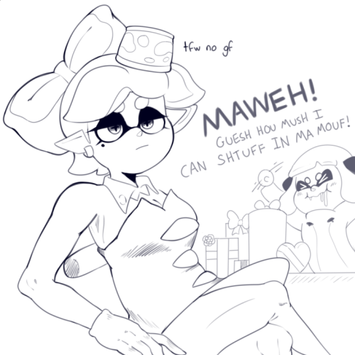 digitalsnail:i now realize why so many people ship their oc with marie