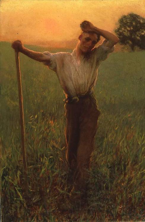 beyond-the-pale:  The End of a Long Day, 1898 George Clausen@HumanFigureArt  