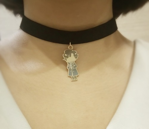 bought some choker necklace to try out how it would look with the chibilock ^^these aren’t available