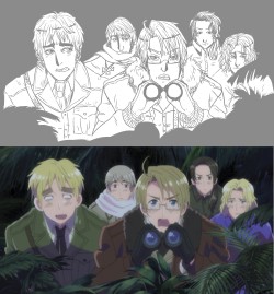 A little bit late but I did that hetalia redraw thing everyone