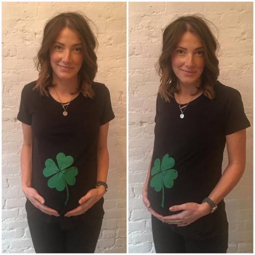 Happy ☘ from my Sweet #Sqz and #LilGuac @ #33weeks (!!) (at Alphabet City, Manhattan)