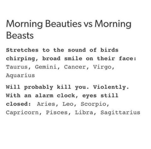 astrologybruhh: found this in Instagram, thought you might like it! ❤️ I’m a morning Beauty