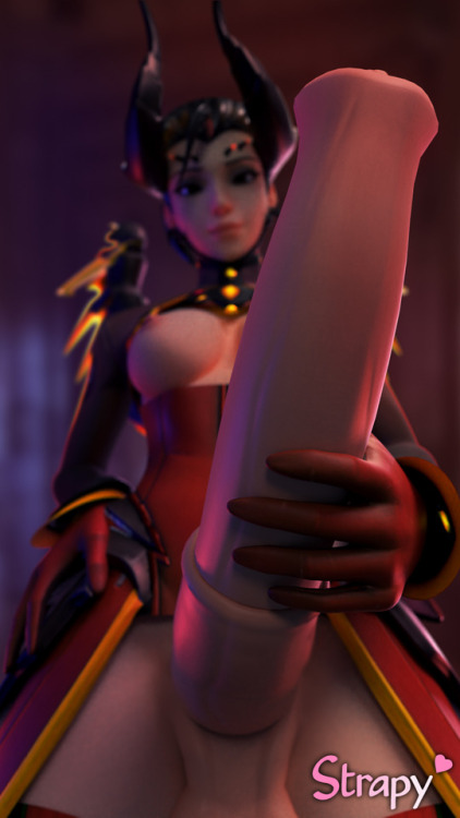 strapy3d: A ‘little devil you say ? We’ll see about that. Some asked for horse dongs, so I prepared a few, here are some with Devil Mercy cause it seems kinda fitting her :3 Where you can also find me: TWITTER PATREON DISCORD 