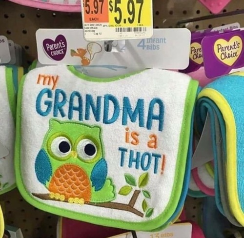 unclefather: Just got this bib for my future grandchild