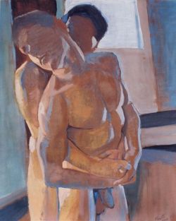 21primitive:  artydudesrfun:  Brad Pasutti   Jacob and his Angel