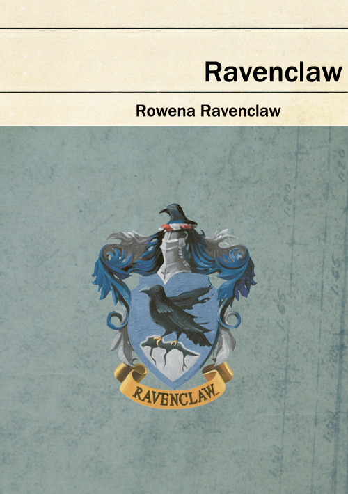 mydraco:Hogwarts houses in vintage (insp)