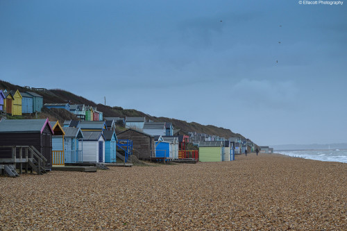 ellacott-photography: Photo: Beach Huts at Milford on Sea, Hampshire, UKDate Taken: 15th February 20