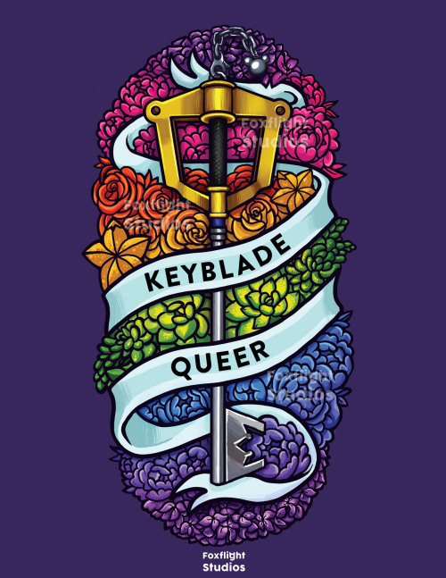 The total Keyblade Queer design for your viewing pleasure!While not officially part of the Armory, I
