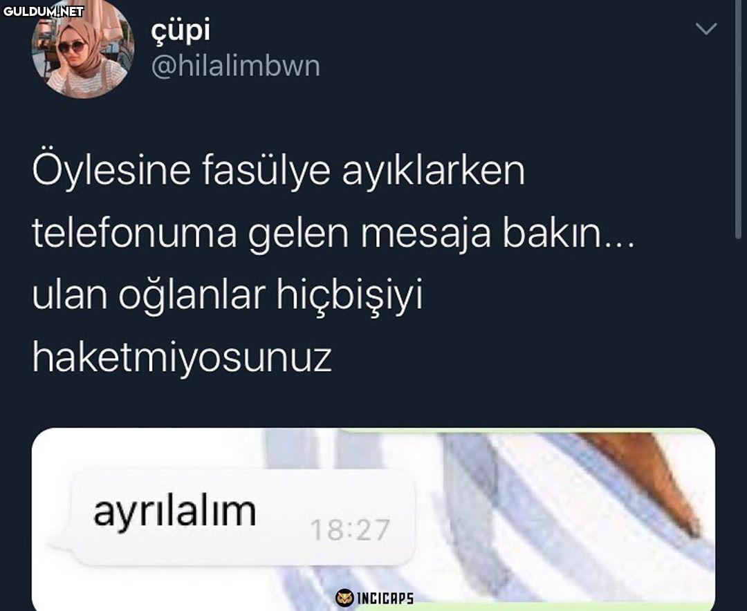 Ne olmuş olabilir çüpi...