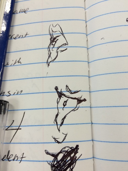 I doodled some mouths on my econ notes <3