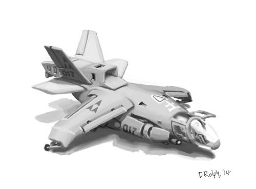 Puffin Light V/STOL Transport Aircraft.