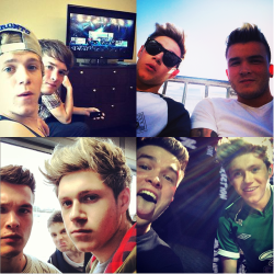 niallmyirishsnowflake:  Nosh + selfies 