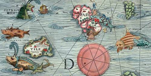 Map of the Sea (1572) by Olaus MagnusHow eclectic&hellip; Carta Marina is one of the earliest ac