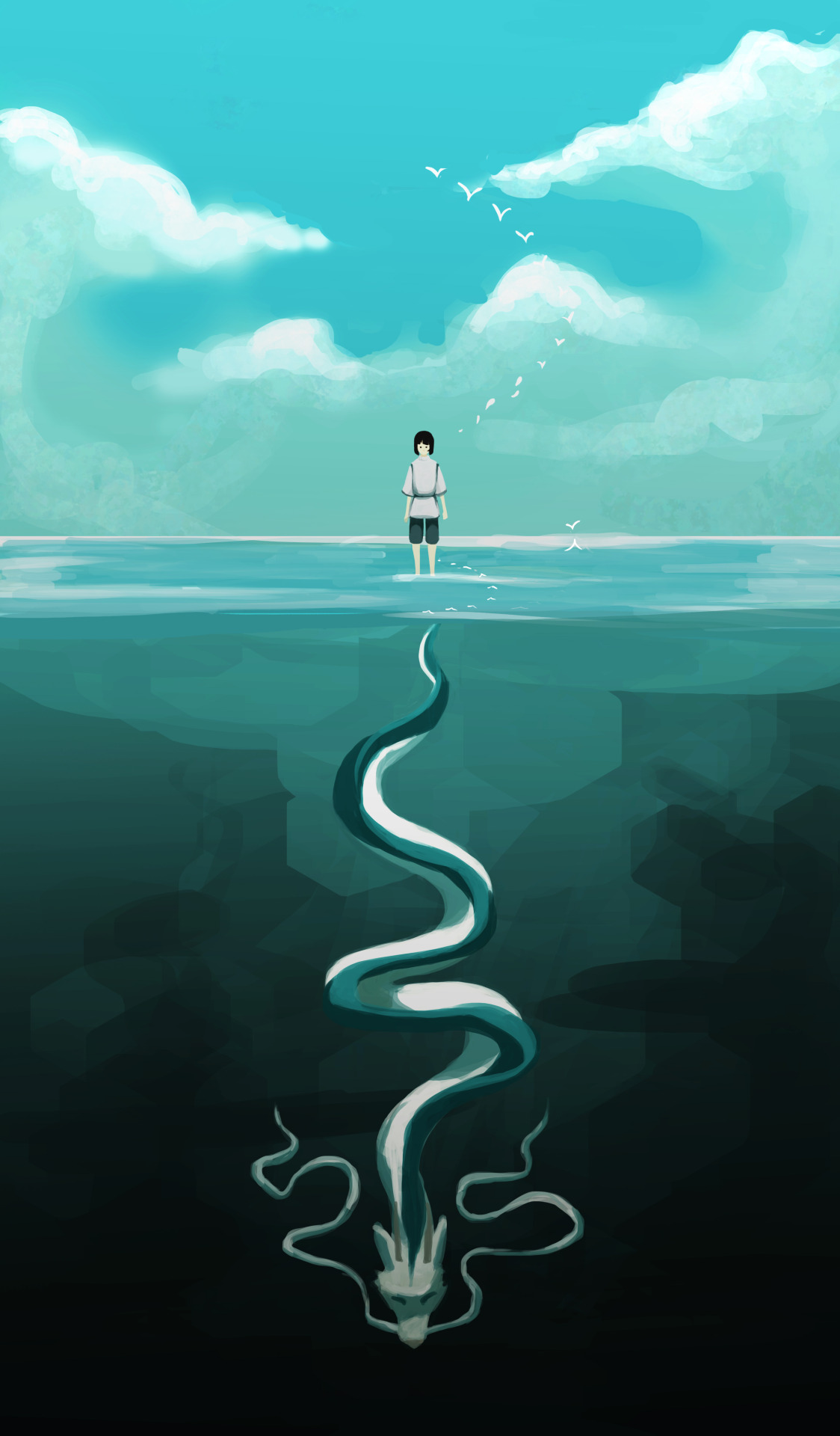 ensoulx:  Haku and His Dragon ~ ensoulifly 