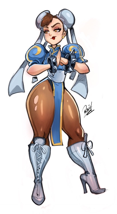 Porn reiquintero:  Chun Li Coloring on IPad Pro photos