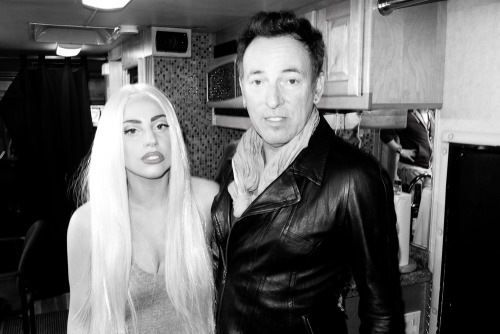 Porn photo terrysdiary:  Lady Gaga and Bruce Springsteen