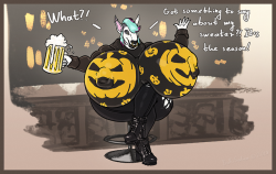 borisalien:    “IT’S DA HOLIDAYS, ARRITE?” Trade done with @RompinPomps, originally completed prior to Halloween buuut here it is now with a fancy, winter-holiday alt! - twitter - Patreon - ko-fi - FA - 