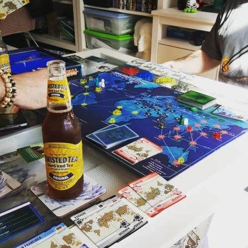 New plugs, twisted tea, Pandemic and other boardgames with friends and my new Qwertee.. what a good 