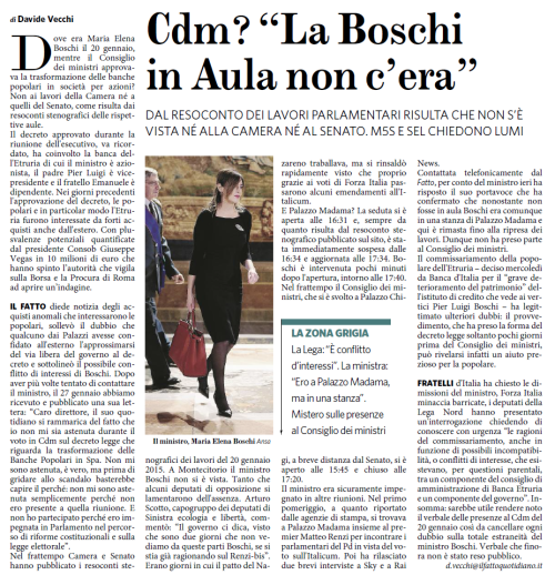 Il Fatto Quotidiano 13 Febbraio 2015