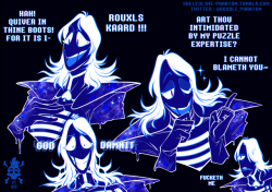 skeleslime-phantom: I’m busy with school work but I couldn’t resist drawing Rouxls Kaard, I mean c’mon, LOOKIT HIM.  [ Twitter ] 💀 [ Buy Me A Ko-Fi? ] 💀 [ Commission Info ] 