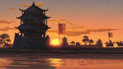 scurviesdisneyblog - Concept art from The Art of Mulan (x)