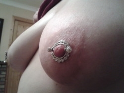 piercednipples:  hotchick submitted:my new shields 