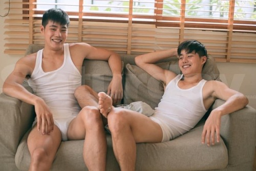 wes2men: Pong Chupat & Pun Chatpong are photographed for Saturday magazine