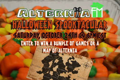 Tune in for AlterniaFM’s Halloween Spooktacular.  Live Homestuck music, prizes and the pr