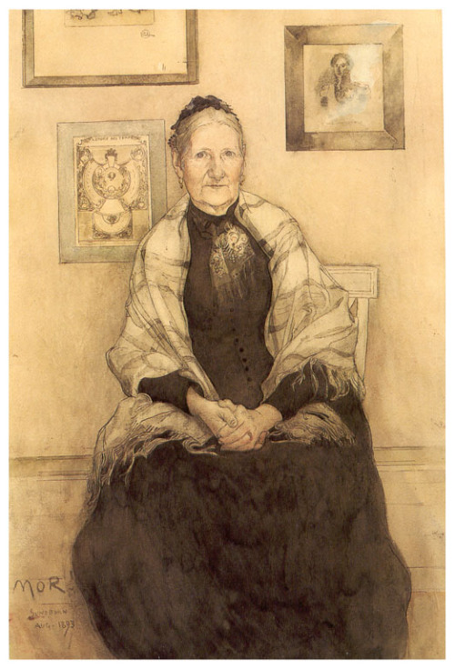 carl-larsson:My mother, 1893, Carl LarssonMedium: watercolor,paperwww.wikiart.org/en/carl-la