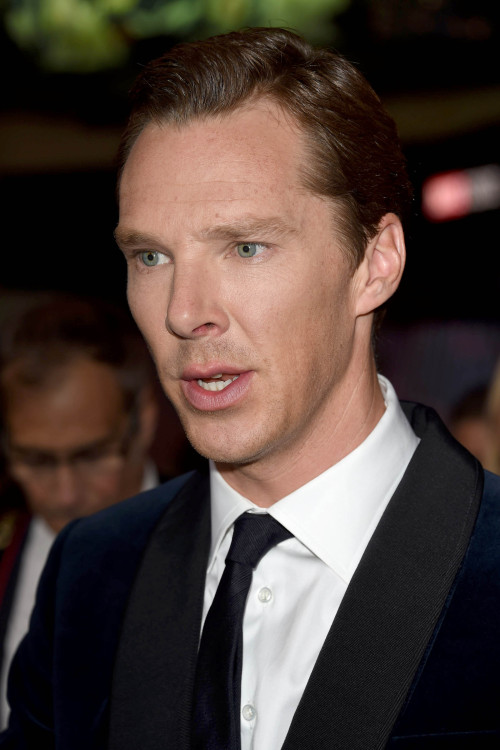Benedict Cumberbatch and Sophie Hunter attends the premiere of Disney and Marvel Studios’ &lsq