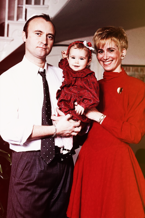 Daily Lily Collins Lily Aged Two With Her Mother Jill And Dad