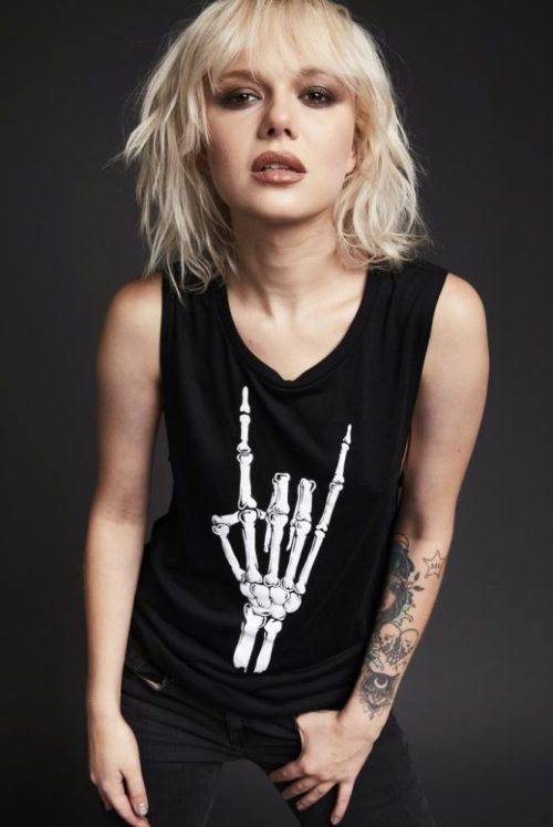 Hell Raiser Skeleton Heavy Metal Hand Loose Fit Tank Top[x] Check It Here!IG: @hexlibrisofficial | T