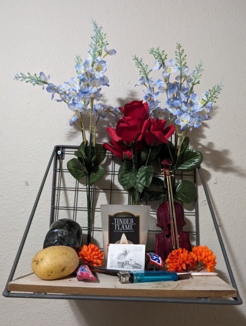 I Originally Made This During Dia De Los Muertos, But I've Just Kept It Up Since. I Put Up A Bunch Of